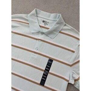 Boca Classics Striped Golf‎ Polo Shirt Casual Short Sleeve Top Mens Size Small